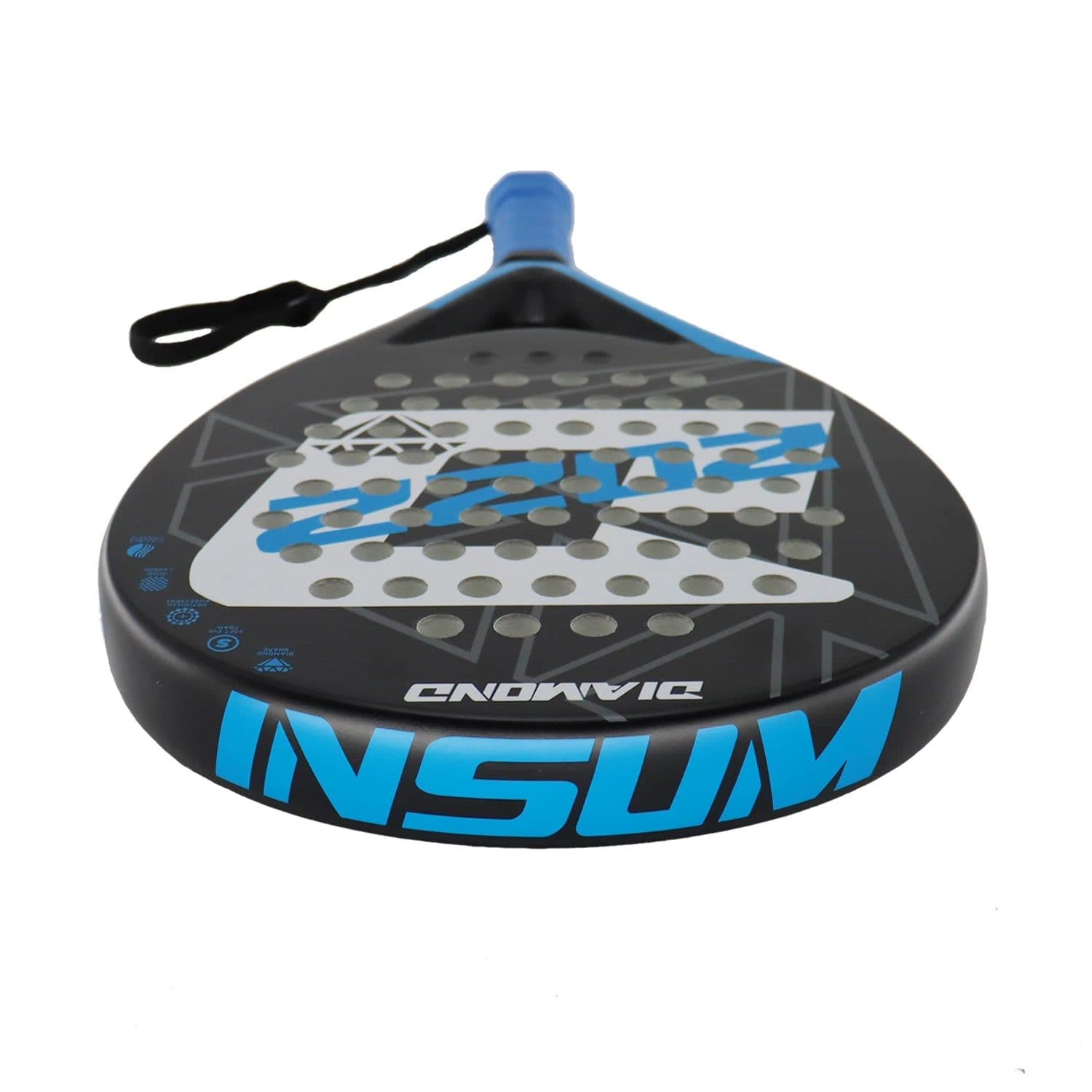 image-2022 Pro Tennis Padel Paddle Racket Diamond Shape EVA SOFT Padel Racket