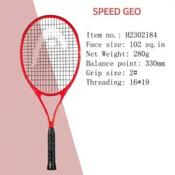 image-HEAD Tennis Racket Carbon Composite Padel Rackets Professional Men Women Beginners Tennis Rackets Tenis De Racquet With Bag