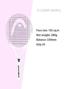 image-HEAD Tennis Racket Carbon Composite Padel Rackets Professional Men Women Beginners Tennis Rackets Tenis De Racquet With Bag