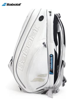 image-Original Babolat WIM White Gold Tennis Racquet Backpack Unisex Portable 2R PU Squash Padel Tennis Bag BABOLAT Tenis Shoulder Bag