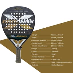 image-New Tennis Padel Racket 18k Carbon Fiberhigh Quality Carbon Fiber Outdoor Sports Racket Original Racket with Bag