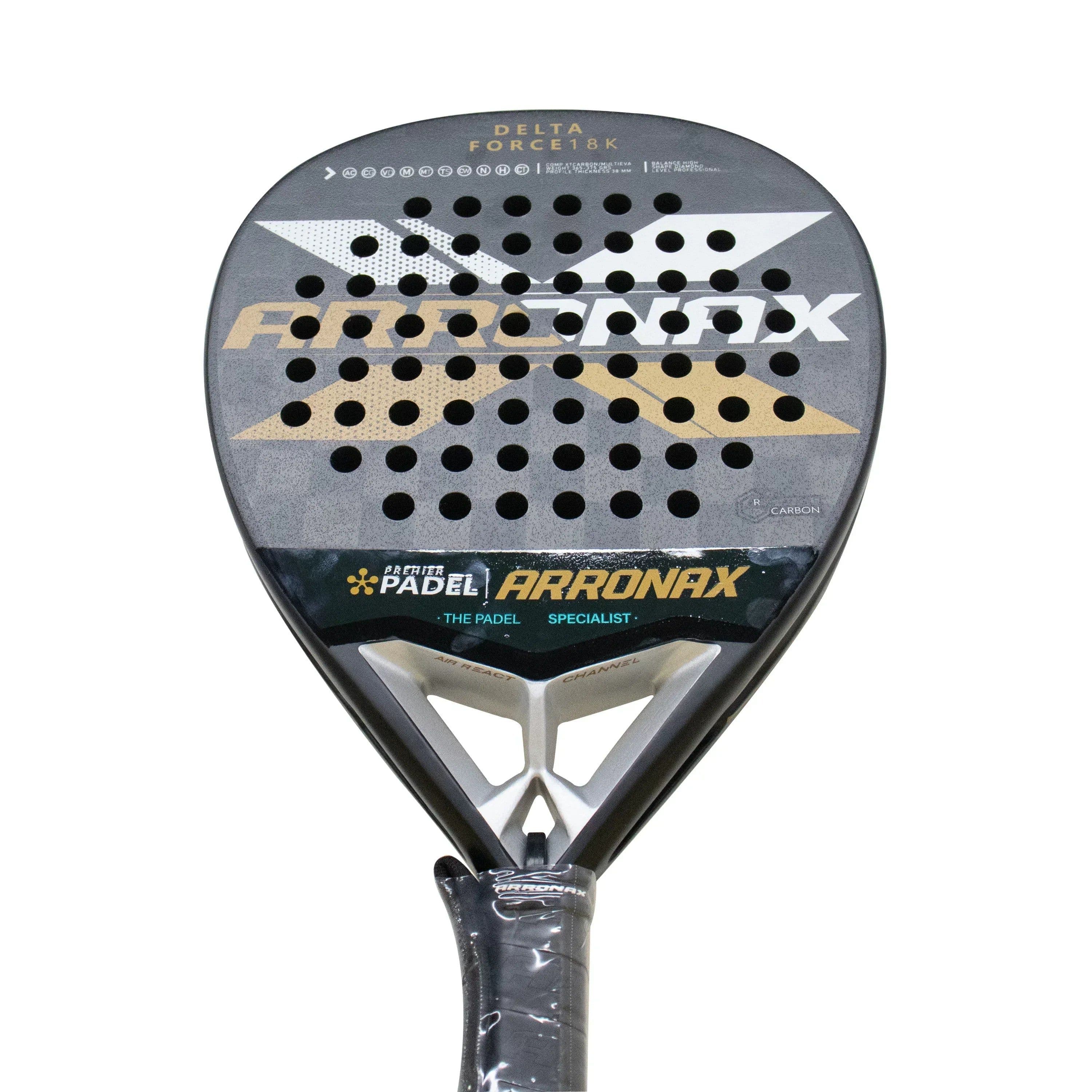 image-New Tennis Padel Racket 18k Carbon Fiberhigh Quality Carbon Fiber Outdoor Sports Racket Original Racket with Bag