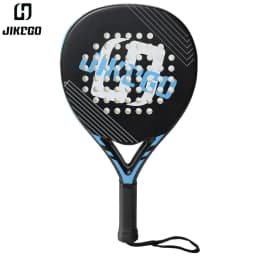 image-JIKEGO Padel Racket 3K Carbon Fiber 2024 Professional Tennis Paddle EVA Momory Core Lightweight Men Women Teardrop Matte Surface