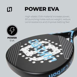 image-JIKEGO Padel Racket 3K Carbon Fiber 2024 Professional Tennis Paddle EVA Momory Core Lightweight Men Women Teardrop Matte Surface