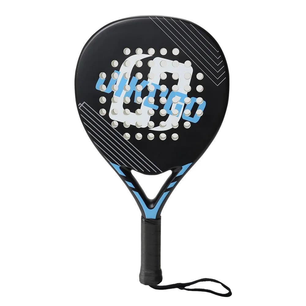 image-JIKEGO Padel Racket 3K Carbon Fiber 2024 Professional Tennis Paddle EVA Momory Core Lightweight Men Women Teardrop Matte Surface