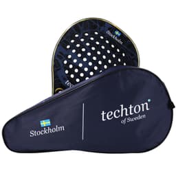 image-2023 Padel Racket Tennis Padel Paddle 3K/12K Caebon Fiber EVA Soft Round Shape 3D Hexgon with Cover Bag Padel Racquets