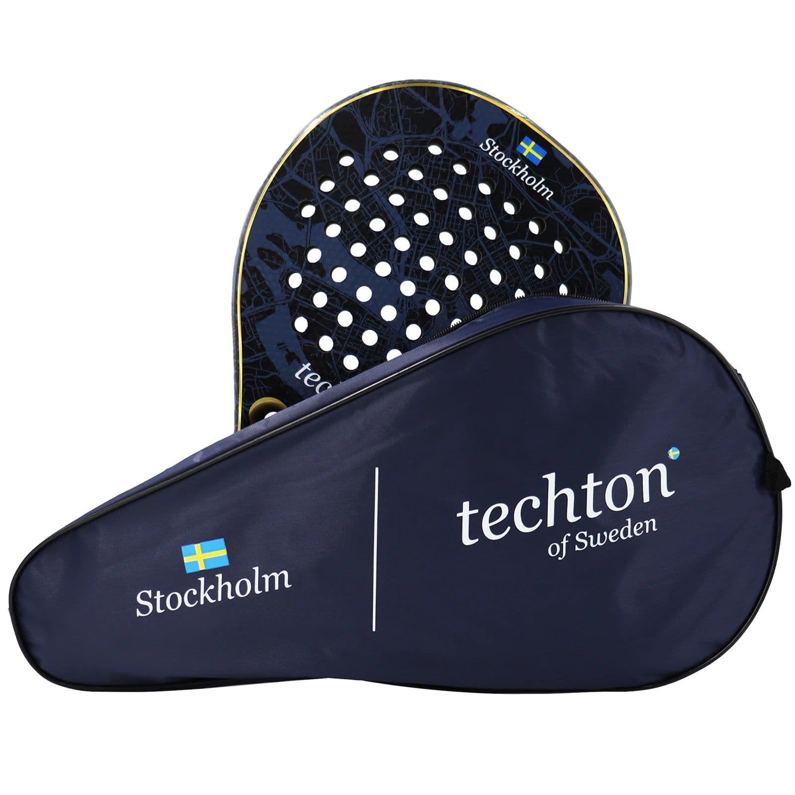 image-2023 Padel Racket Tennis Padel Paddle 3K/12K Caebon Fiber EVA Soft Round Shape 3D Hexgon with Cover Bag Padel Racquets