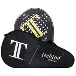 image-2023 Padel Racket Tennis Padel Paddle 3K/12K Caebon Fiber EVA Soft Round Shape 3D Hexgon with Cover Bag Padel Racquets