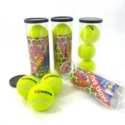 image-3 PCS High Quality Elasticity Tennis Ball Soft Training Sport Rubber Padel Racket Beach Tennis Balls Practice Reduced Pressure