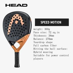 image-HEAD SPEED Series Paddle Tennis Racket Racquet Padel