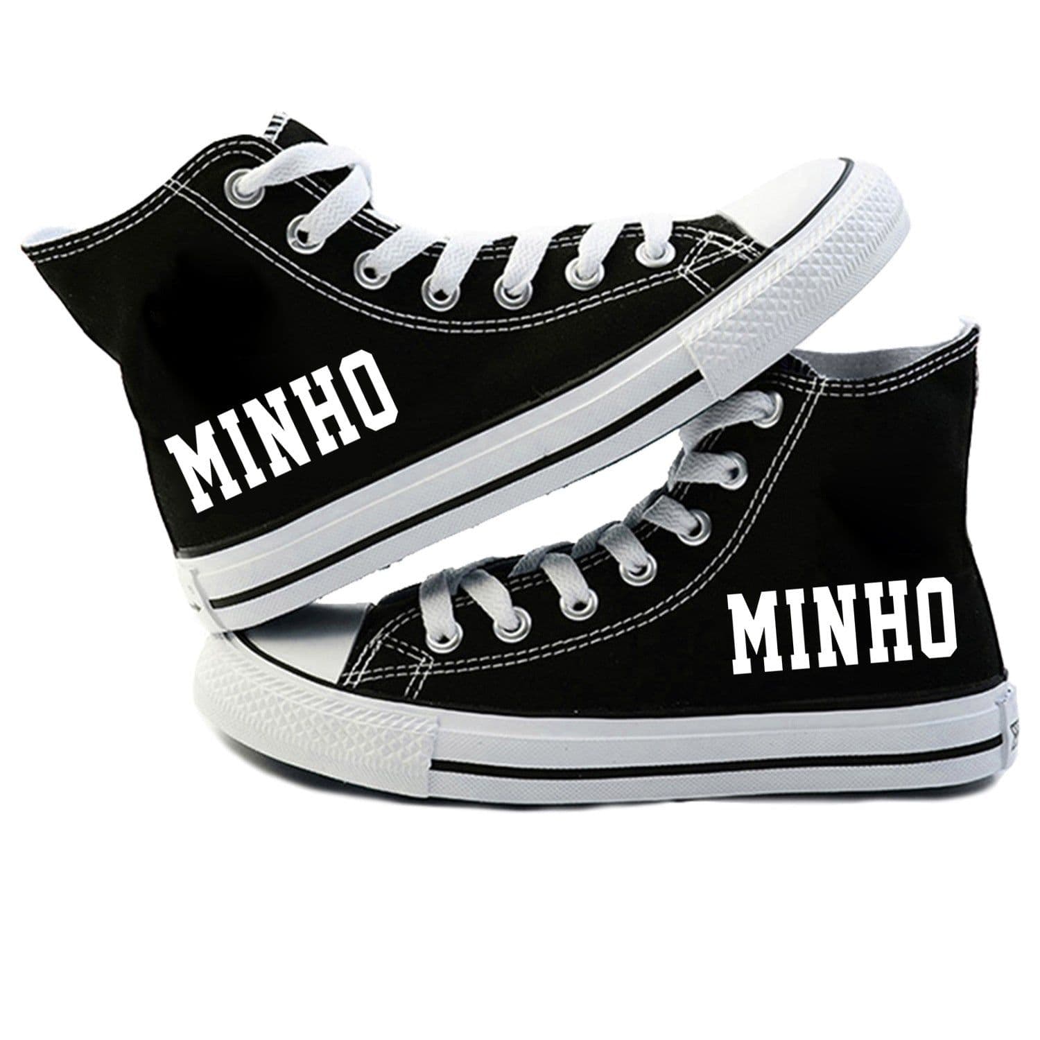 image-stray-kids surrounding canvas shoes high-top shoes Korean casual breathable men and women couple flat shoes