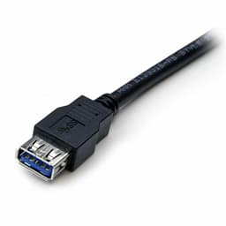image-USB Cable Startech USB3SEXT2MBK Black