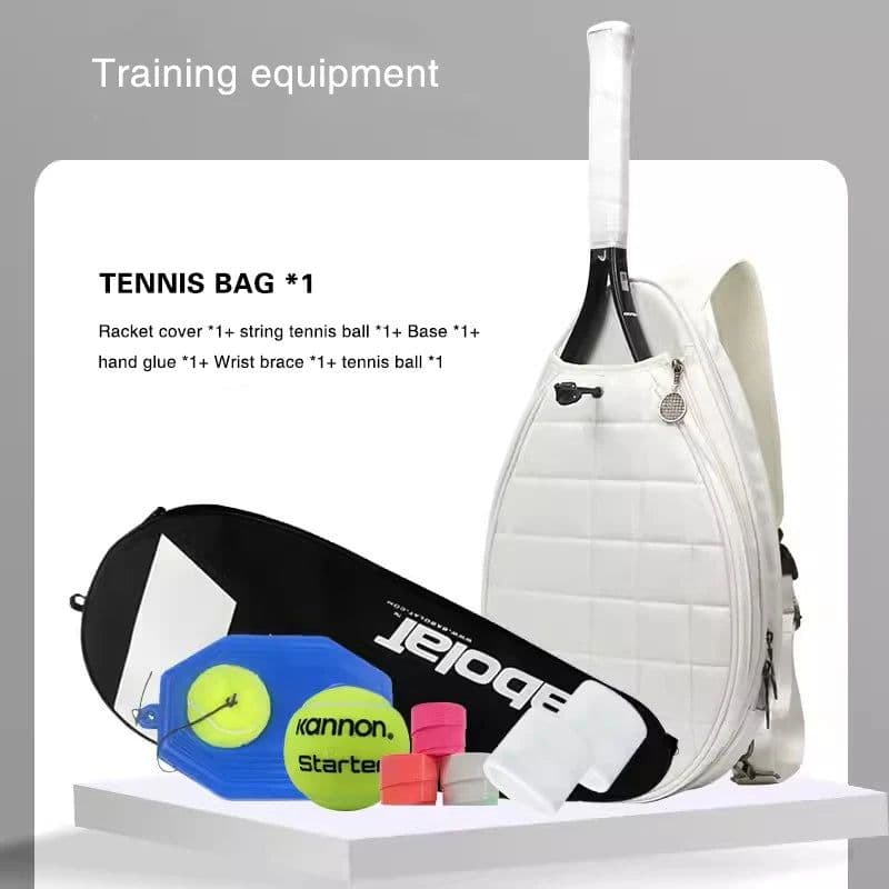 image-Babolat Lightweight Tennis Racquet Carbon Adult Training Women Men Non-Slip Equipment Racket Professional Padel withBackpack Bag