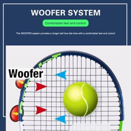 image-Babolat Lightweight Tennis Racquet Carbon Adult Training Women Men Non-Slip Equipment Racket Professional Padel withBackpack Bag