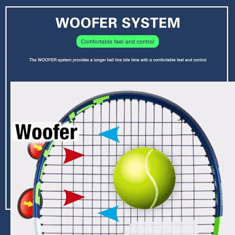 image-Babolat Lightweight Tennis Racquet Carbon Adult Training Women Men Non-Slip Equipment Racket Professional Padel withBackpack Bag
