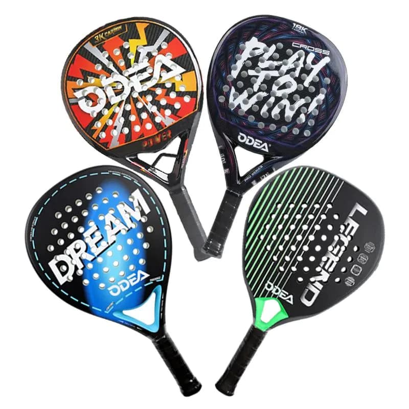 image-Padel Racket ODEA 18K 3K Carbon Professtional Tennis Sport Raquete Padel EVA Memory Foam Core Outdoor Sports Pala Padel