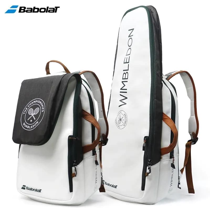 image-Professional BABOLAT 2 Usages PURE WIM Tennis Backpack Men Women Squash Padel Beach Tennis Training Bag 2-Pack Tennis Racket Bag