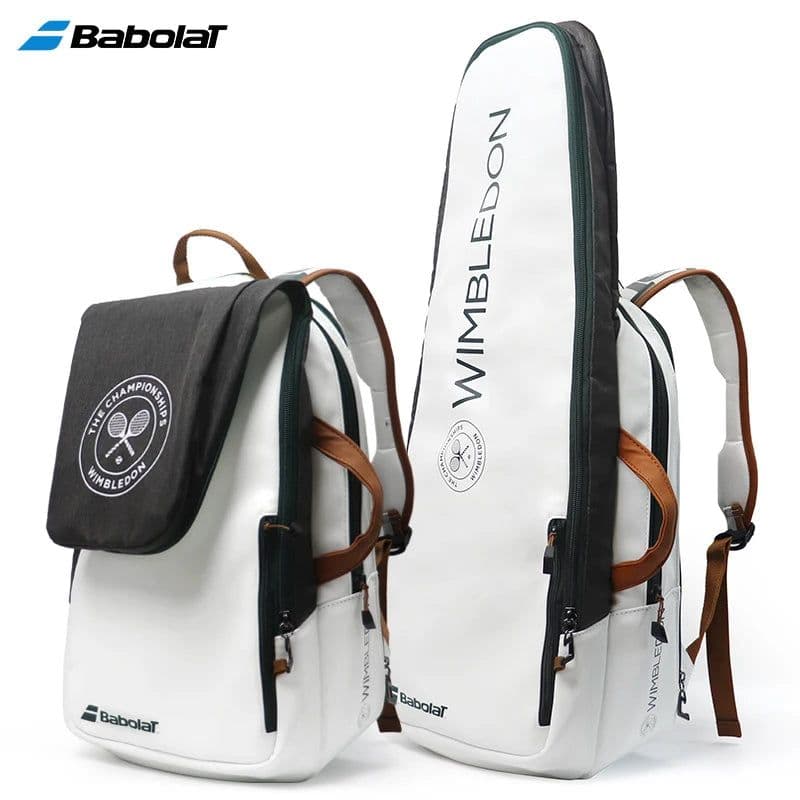 image-Professional BABOLAT 2 Usages PURE WIM Tennis Backpack Men Women Squash Padel Beach Tennis Training Bag 2-Pack Tennis Racket Bag