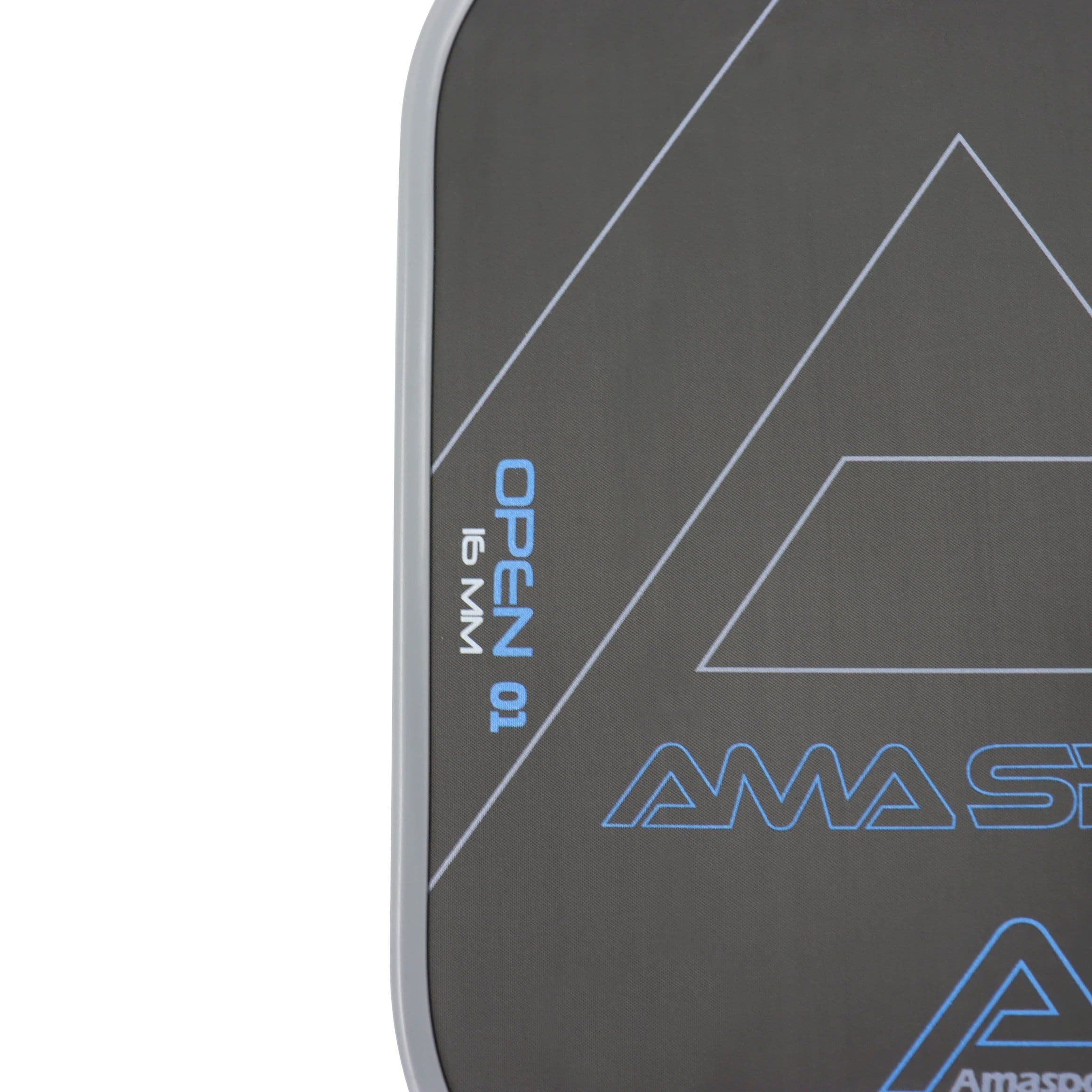 image-AMASPORT New Pickleball Paddle 16MM Carbon Friction Surface Open Hole Padel with Pickleball Paddle Eraser