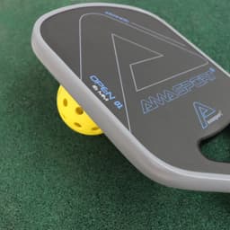image-AMASPORT New Pickleball Paddle 16MM Carbon Friction Surface Open Hole Padel with Pickleball Paddle Eraser