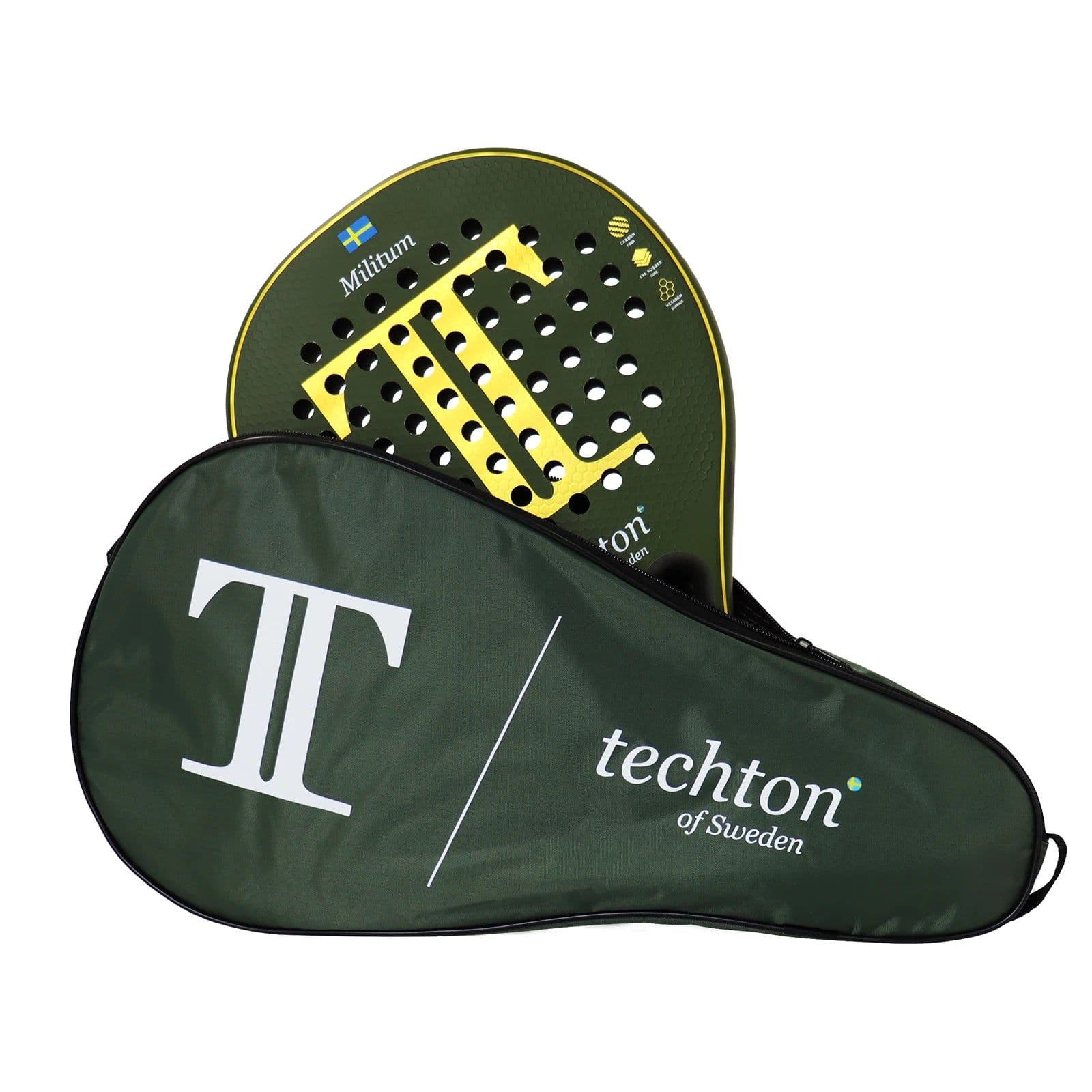 image-Padel Racket with Cover 3K/12K/Full Carbon 3D Surface EVA 15 Padel Paddle for Beginner
