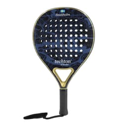 image-Padel Racket with Cover 3K/12K/Full Carbon 3D Surface EVA 15 Padel Paddle for Beginner