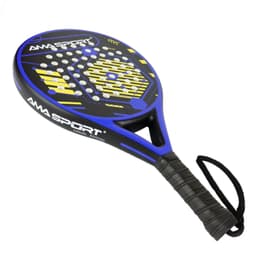 image-AMASPORT Padel Racket 38mm Mens Tennis Paddle Racquet Full Carbon Fiber EVA SOFT Memory Core for Beginner Padel Paddle