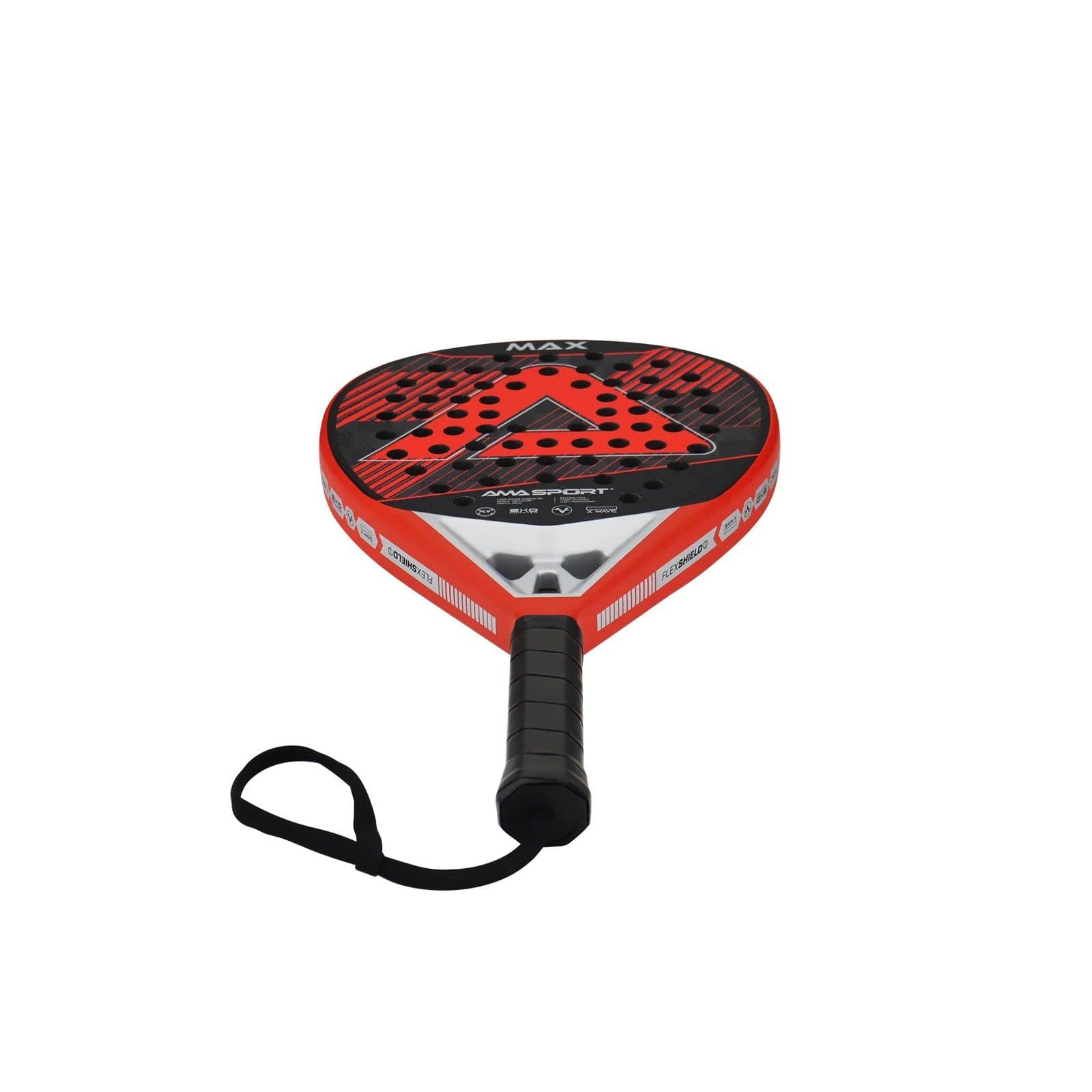image-Padel Racket 18K Carbon Small Sweet Spot High Balance Padel Paddle Diamond Shape for Advanced Players Paddle Racket