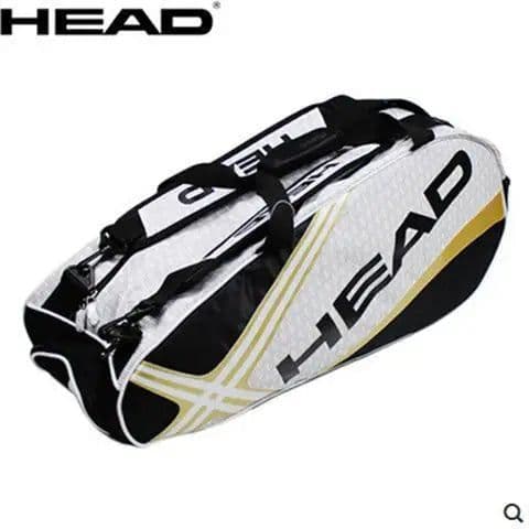 image-Large Capacity 6-7 Tennis Racket Bag Tenis De Padel Squash Storage Bag Adult Sport HEAD Tennis Squash Badminton Raquete Backpack