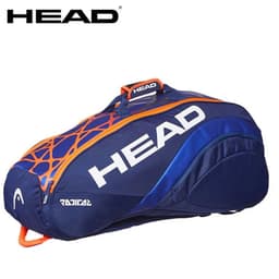 image-Portable Original HEAD Tennis Backpack 4 Pack Large Capacity Squash Padel Beach Tennis Racket Bag Men Raquete Tenis Shoulder Bag