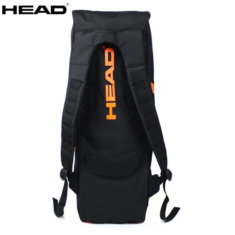 image-Portable Original HEAD Tennis Backpack 4 Pack Large Capacity Squash Padel Beach Tennis Racket Bag Men Raquete Tenis Shoulder Bag