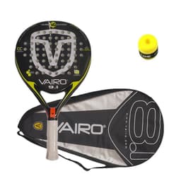 image-3K Carbon Fiber Padel Tennis Racket EVA Soft Face Paddle Racquet Bag Cover Sweatband VAIRO 9.1 Thick 38mm Weight 375g