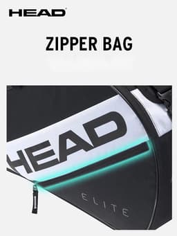 image-2023 HEAD Elite Padel Supercombi Series Padel Backapck Men Women Beach Tennis Racquet Padel Bag 3 Racquets Padel Tennis Handbag