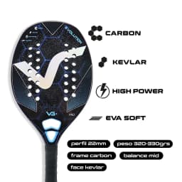 image-High Quality Pro Racket Beach Tennis Full/12K/Kevlar Carbon Shiny EVA SOFT with Cover Bag Padel Paddle Racket