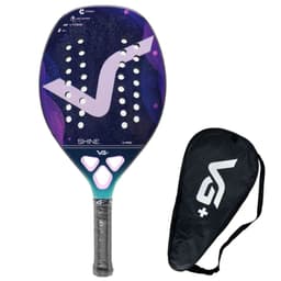 image-High Quality Pro Racket Beach Tennis Full/12K/Kevlar Carbon Shiny EVA SOFT with Cover Bag Padel Paddle Racket