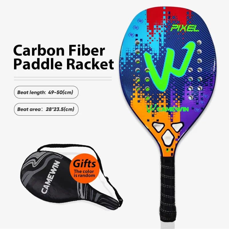 image-Camewin Padel Racket Beach Tennis Carbon Fiber Paddle Professional Fashion Beach Tennis bag