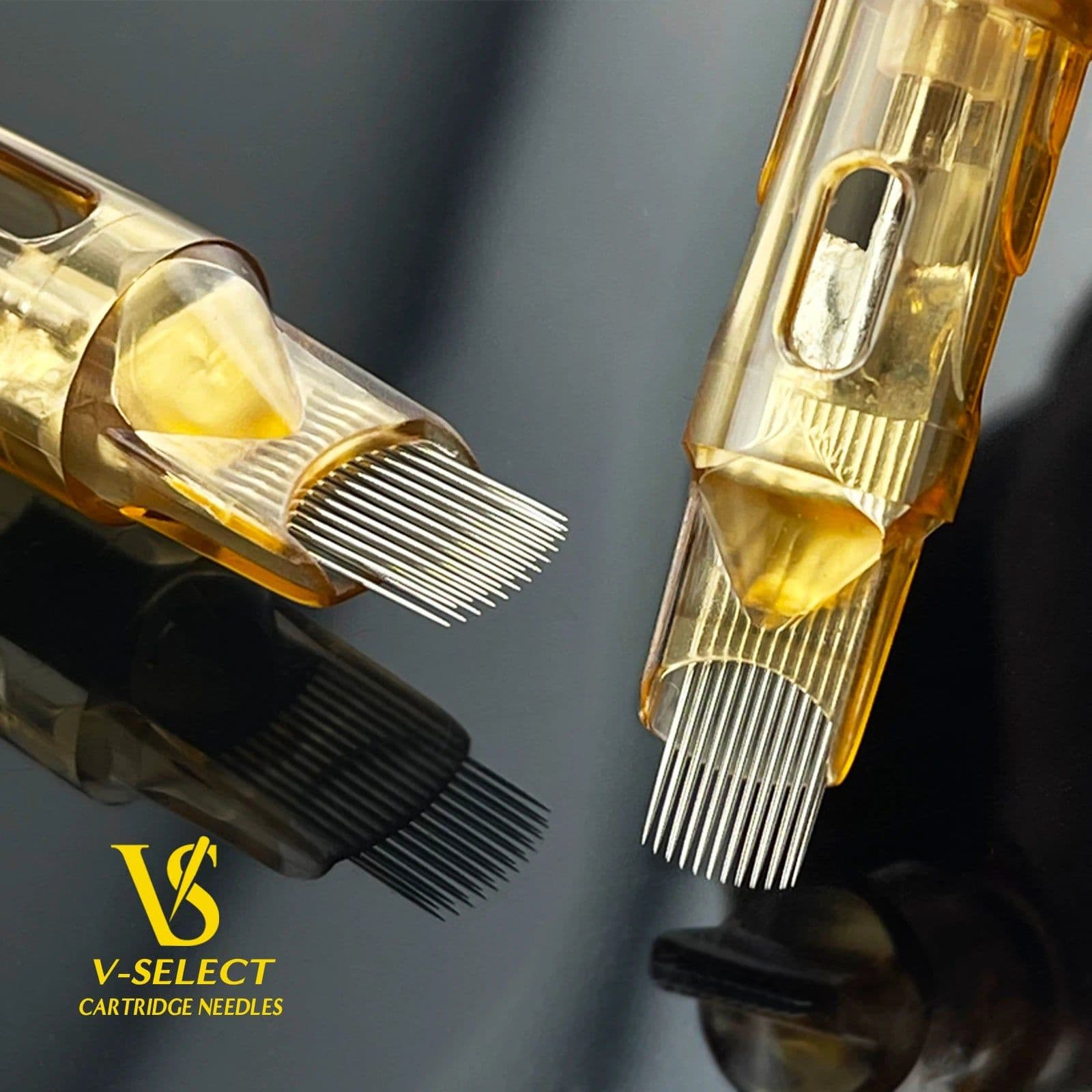 image-EZ V-Select Tattoo Cartridge Needles #10 0.30mm bugpin Curved Magnum Round Magnum Disposable Tattoo Needle Supplies 20pcs/Box