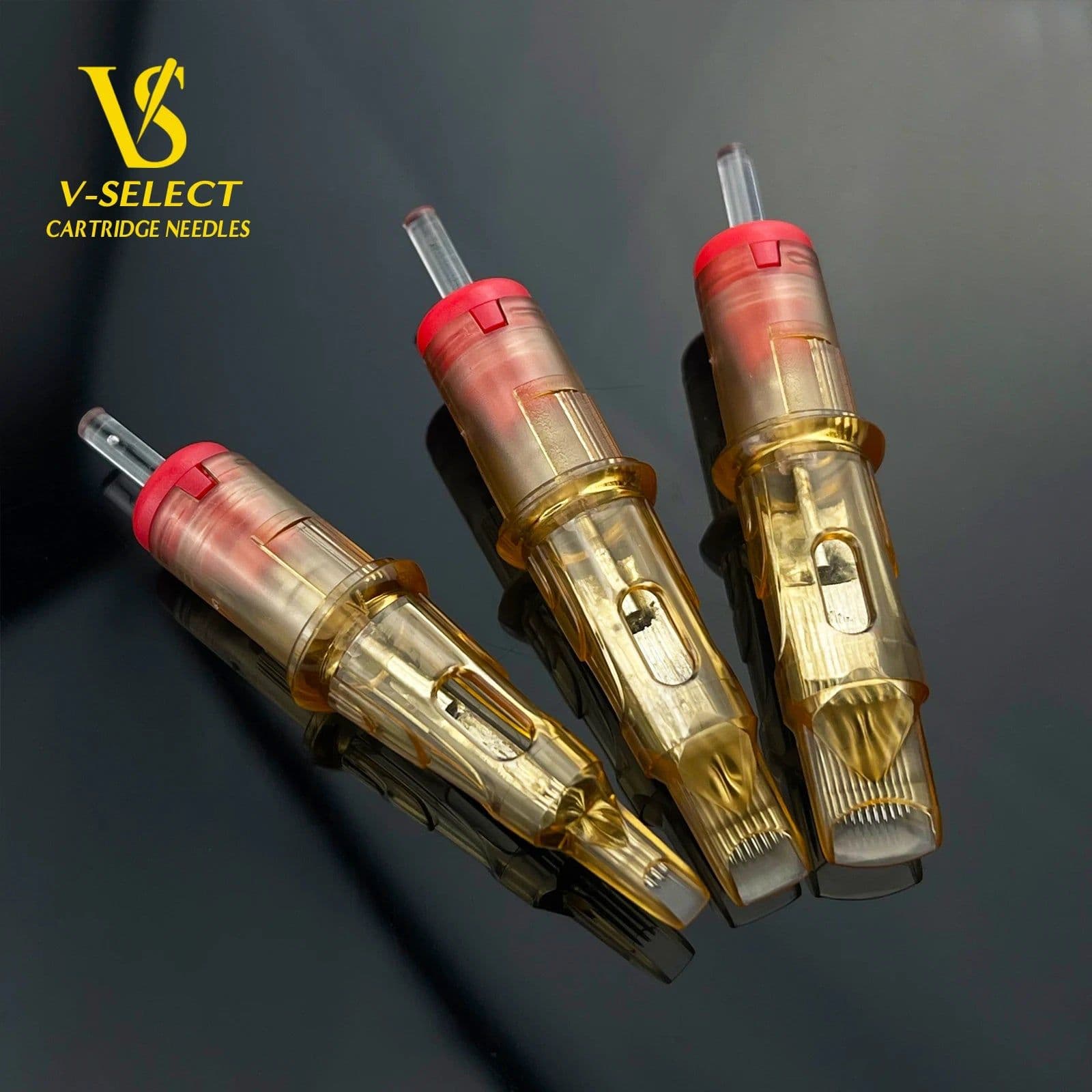 image-EZ V-Select Tattoo Cartridge Needles #10 0.30mm bugpin Curved Magnum Round Magnum Disposable Tattoo Needle Supplies 20pcs/Box