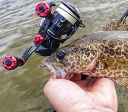 image-Gomexus Spinning Reel Handle Carbon Eging For Shimano Handle Vanford Stradic Twinpower 98mm Double Handle Tunning Handle