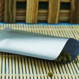 image-100pcs Silver Dumb Aluminum Foil Bags Heat Seal - Top Open Mylar Foil Bag Matte Surface Plastic Food Package Powder/Sauce Pouch