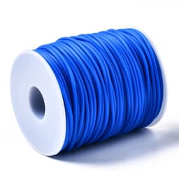 image-Pandahall 2mm 3mm 4mm Hollow Pipe Tubuing Rubber Cord with 1mm/1.5mm/2mm Hole Solid Rubber Tube Cord with Plasic Spool F80