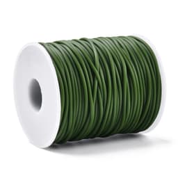 image-Pandahall 2mm 3mm 4mm Hollow Pipe Tubuing Rubber Cord with 1mm/1.5mm/2mm Hole Solid Rubber Tube Cord with Plasic Spool F80