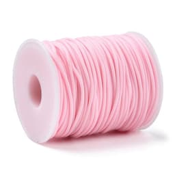 image-Pandahall 2mm 3mm 4mm Hollow Pipe Tubuing Rubber Cord with 1mm/1.5mm/2mm Hole Solid Rubber Tube Cord with Plasic Spool F80