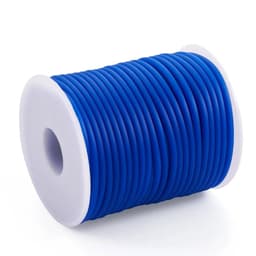 image-Pandahall 2mm 3mm 4mm Hollow Pipe Tubuing Rubber Cord with 1mm/1.5mm/2mm Hole Solid Rubber Tube Cord with Plasic Spool F80
