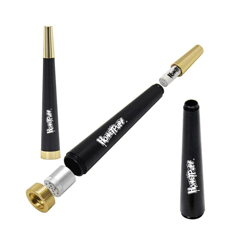 image-EVIL Dry Burning Herb Smoking Pipes with Filter Element Multifunctional Removable Metal Cone Tobacco Pipe Smoke Accesoires
