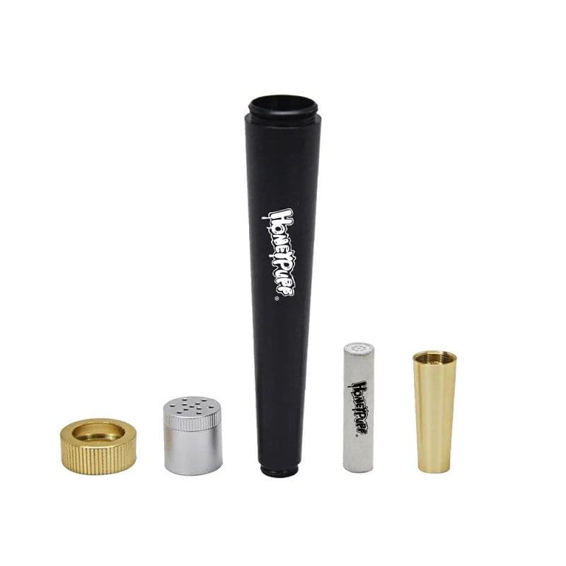 image-EVIL Dry Burning Herb Smoking Pipes with Filter Element Multifunctional Removable Metal Cone Tobacco Pipe Smoke Accesoires