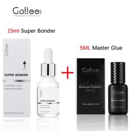 image-Gollee Glue Eyelashes 0.5s eyelash extensions professional eyelash adhesive Waterproof lashes supplies for Salon Eyelash glue