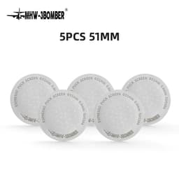 image-MHW-3BOMBER 51/53/58.5mm Espresso Puck Screen Double Layer Metal Coffee Reusable Filter for Portafilter Home Basket Accessories