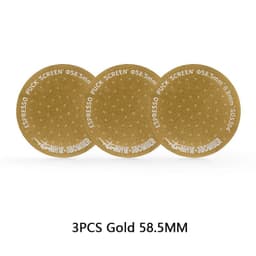 image-MHW-3BOMBER 51/53/58.5mm Espresso Puck Screen Double Layer Metal Coffee Reusable Filter for Portafilter Home Basket Accessories