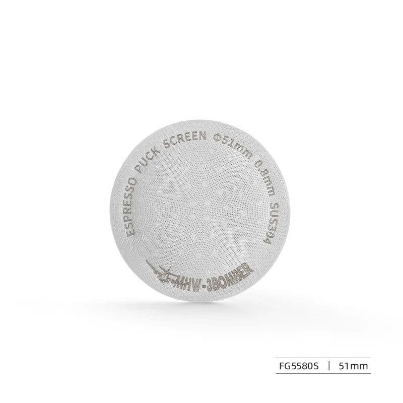 image-MHW-3BOMBER 51/53/58.5mm Espresso Puck Screen Double Layer Metal Coffee Reusable Filter for Portafilter Home Basket Accessories